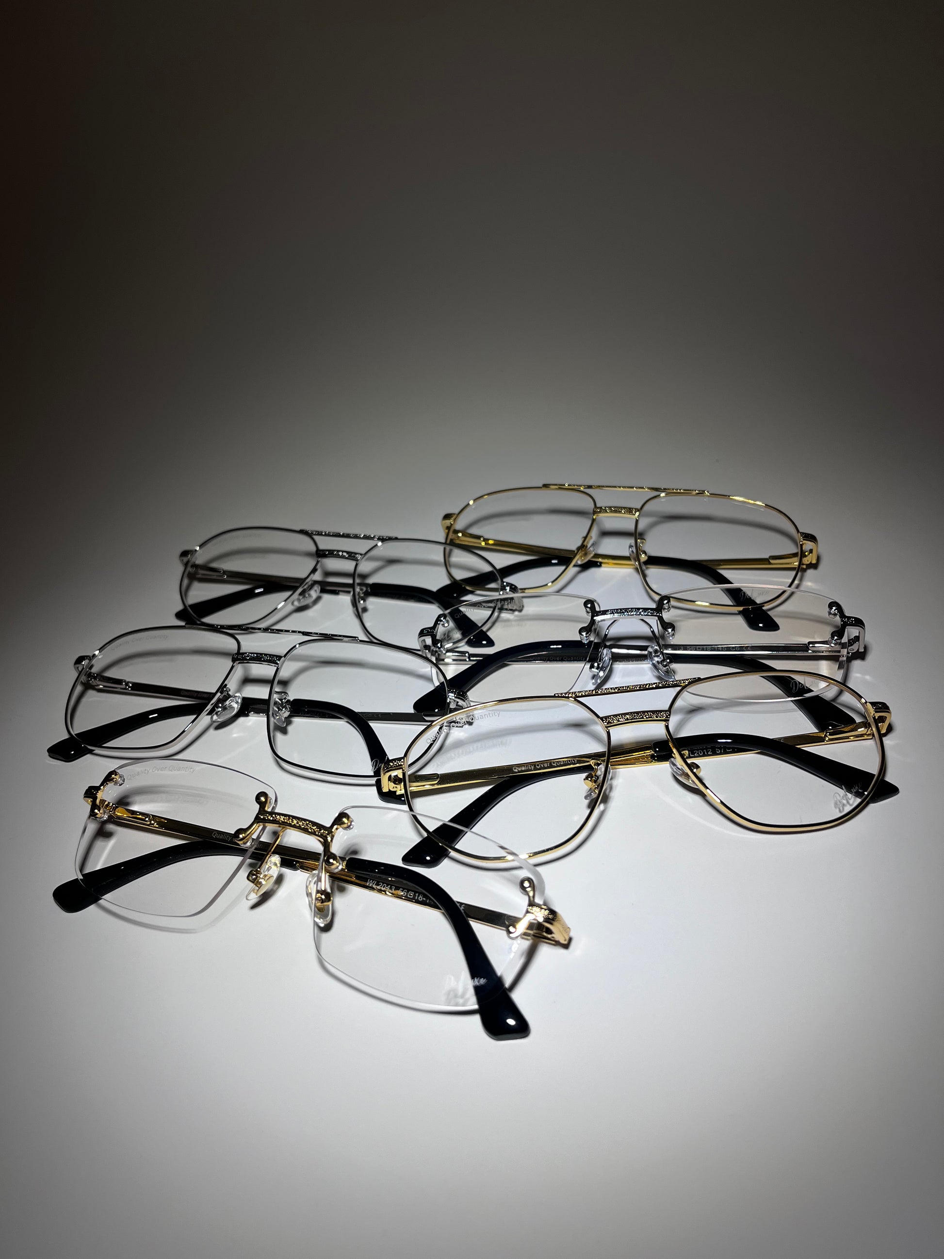 Frameless - Silver Clear Glasses DeLuxeYUL
