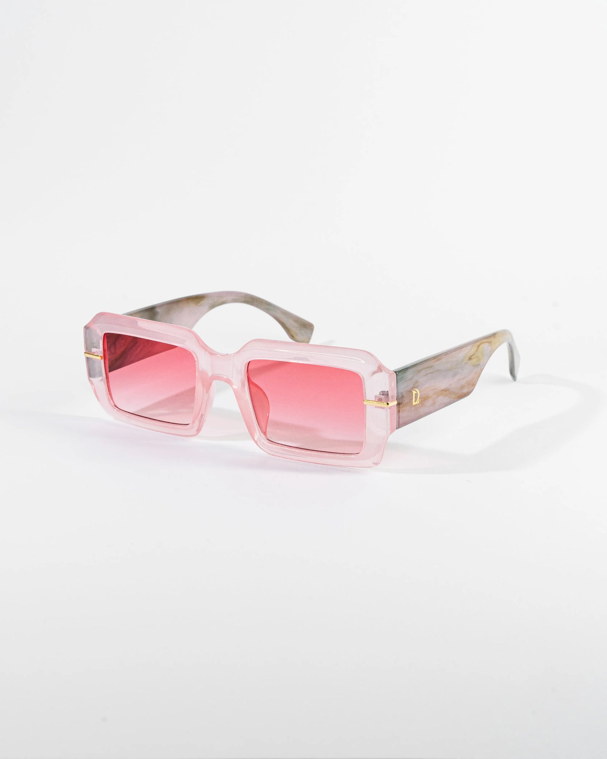 High-quality Rectangle sunglasses with UV 400 protection