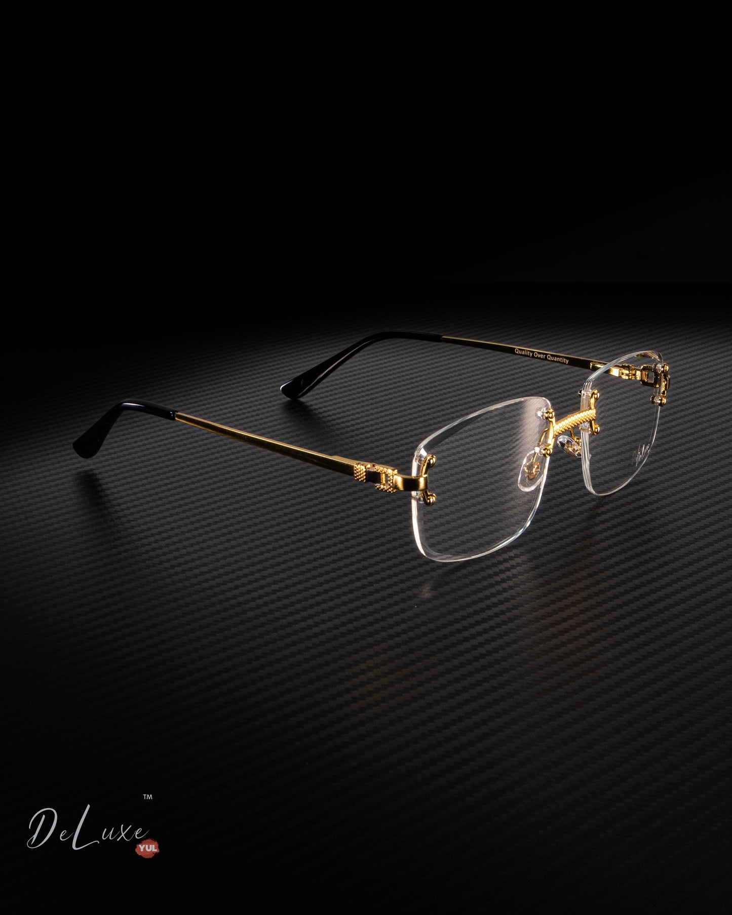 High-quality frameless clear lenses eyewear