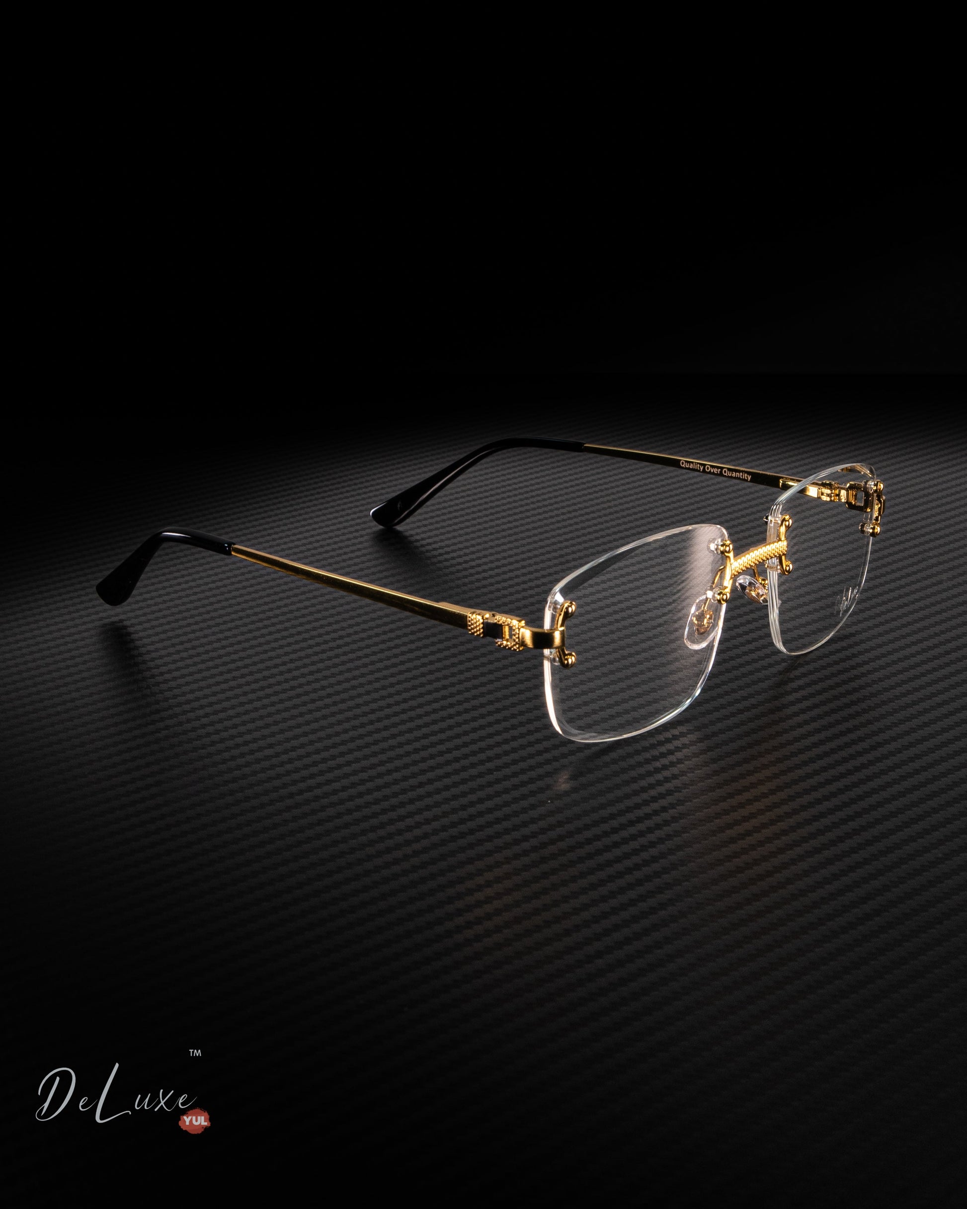 High-quality frameless clear lenses eyewear