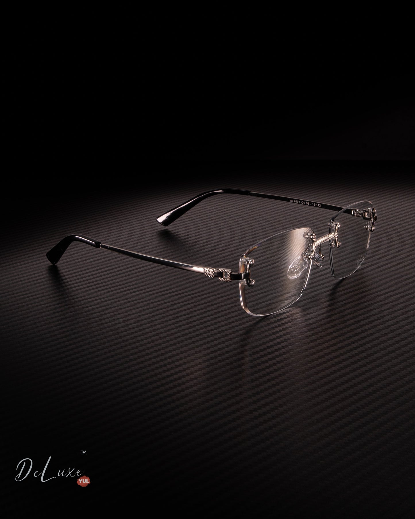 High-quality frameless clear lenses eyewear